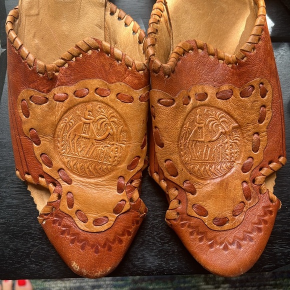 Vintage leather flats - Picture 2 of 3